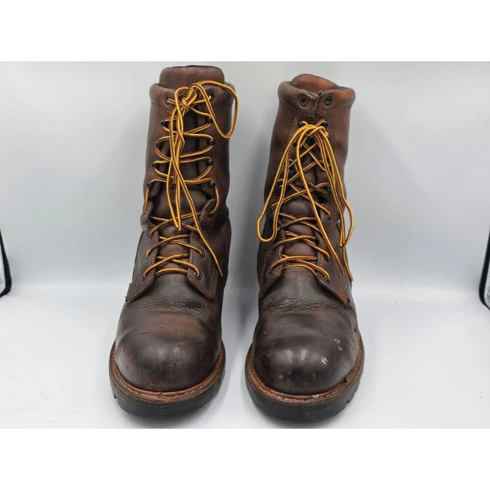 Red Wing 4420 Loggermax Work Boots Mens Size 9 EE Waterproof Steel Toe 9”